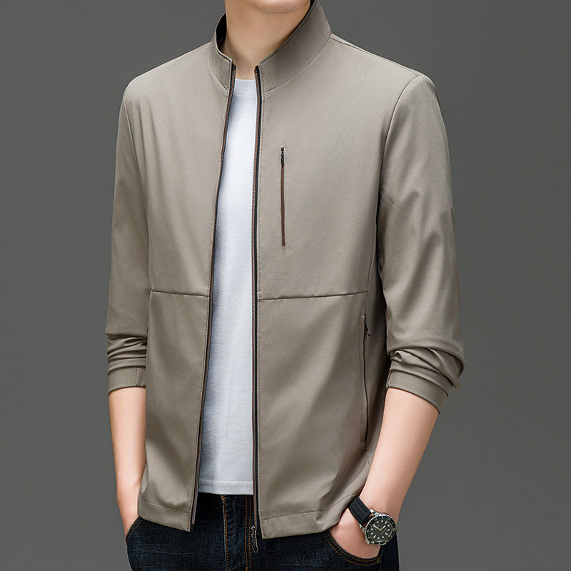 Men's Solid Color Jacket