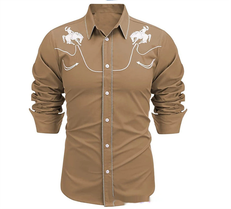 Men's Loose Casual Long Sleeves Shirt