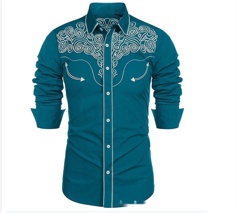 Men's Loose Casual Long Sleeves Shirt