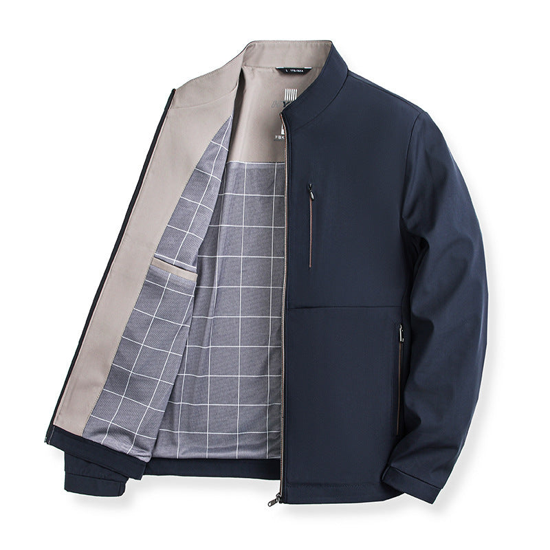 Men's Solid Color Jacket