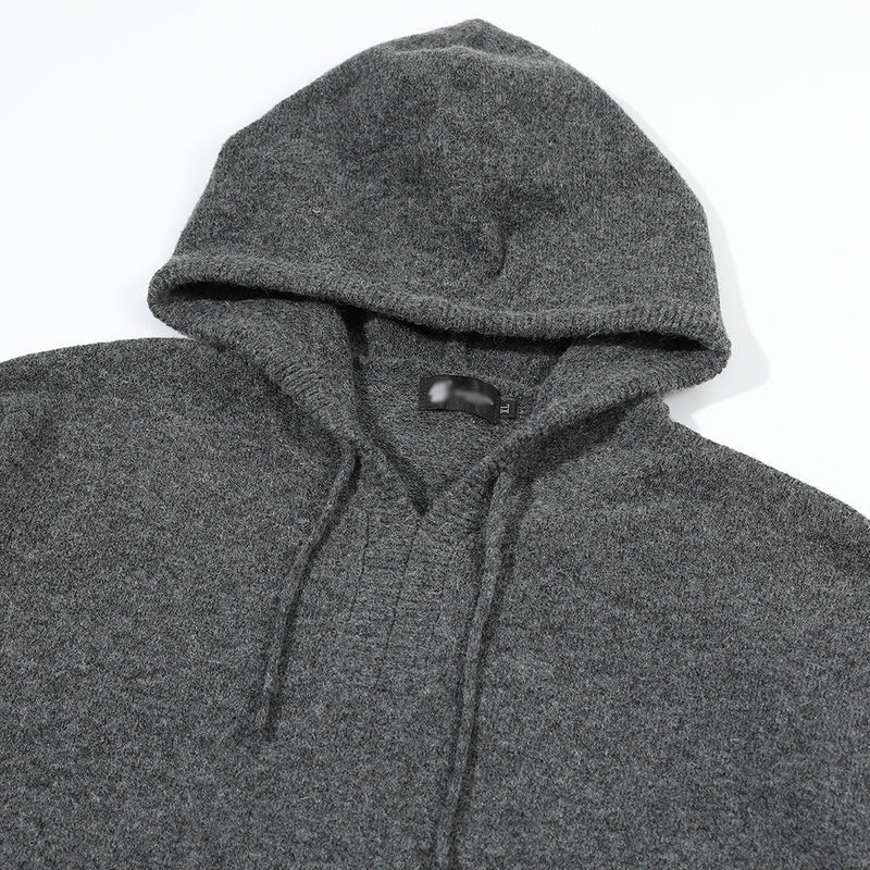Street Fashion Warm Keeping Solid Color Hoodie