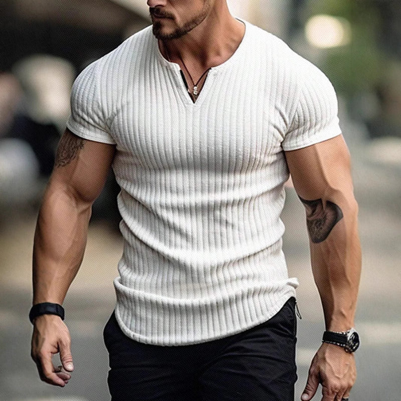 Slim-fitting Men's Short Sleeve t-shirt
