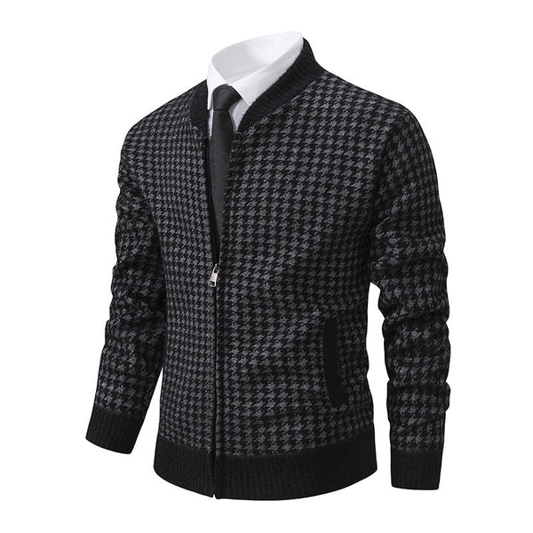 Men's Sweater Coat Cardigan Long Sleeve Knitted Thickened Warm sweater