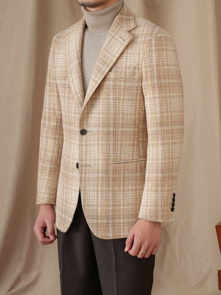 Wool Retro Slim Fit All-match Suit