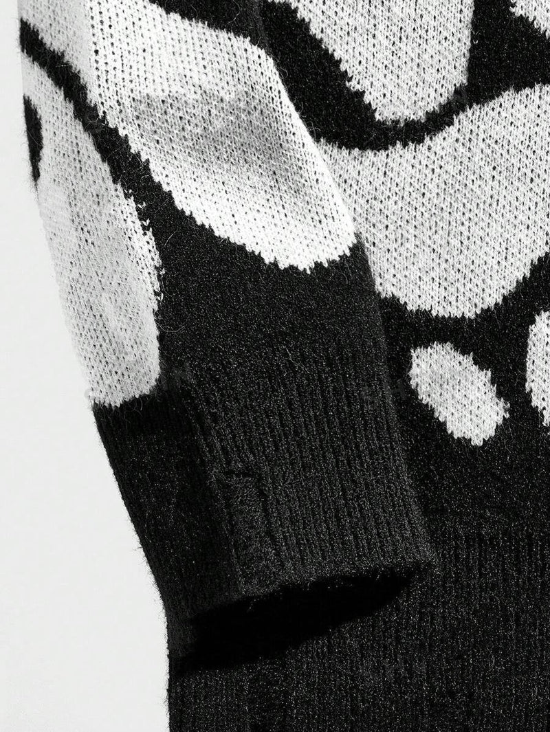 Loose American Sweater High Street Tide sweater