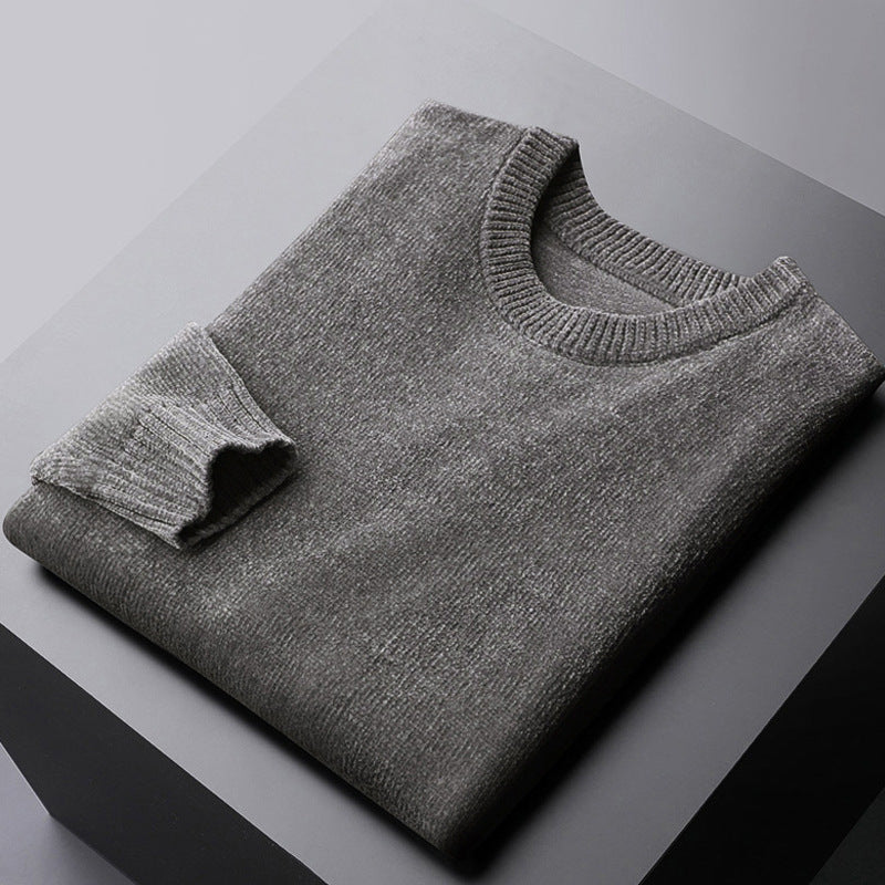 Men's Autumn And Winter Thermal Head Cover Half Turtleneck sweater