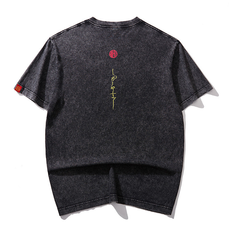 Heavy Spring And Summer Loose Men's T-shirt