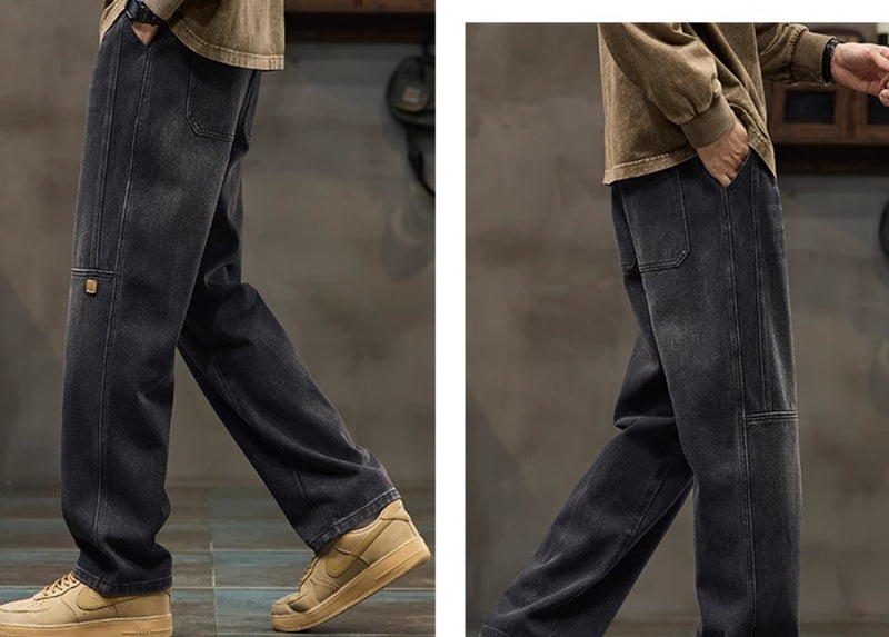 American-style Straight Loose Spring pant