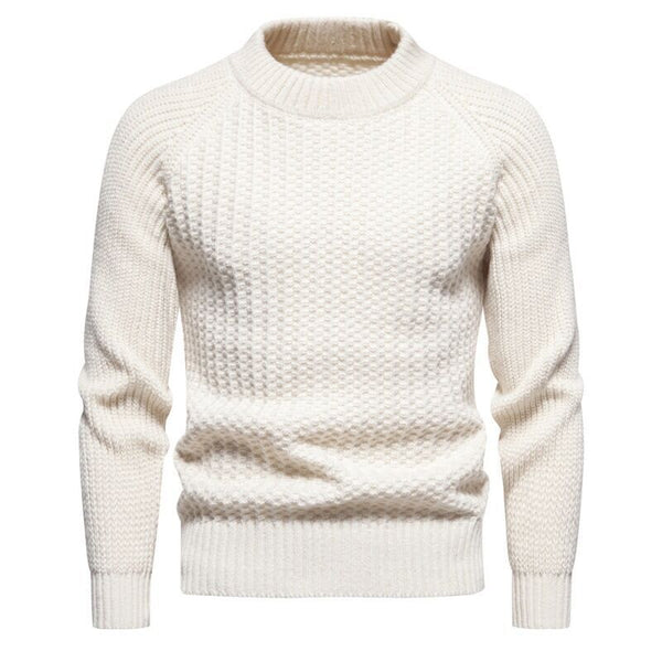 European Size Pure Color All-matching Youth Sweater