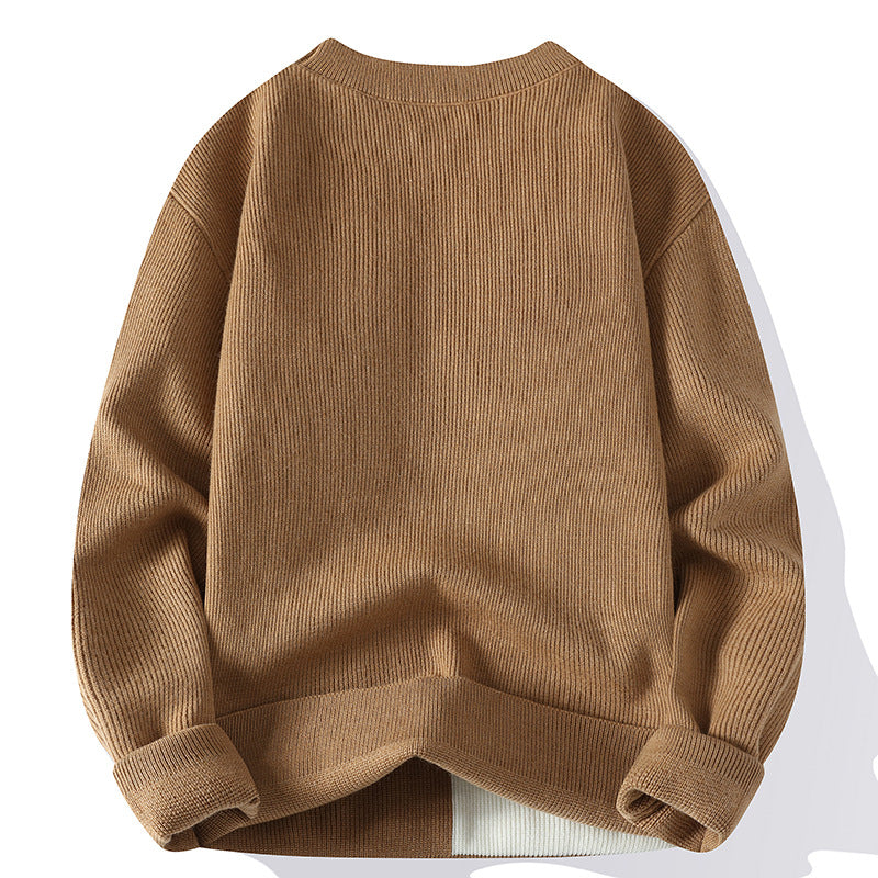 Round Neck Multicolor Sweaters