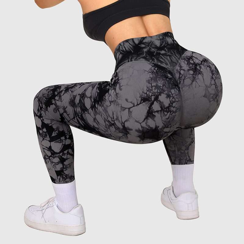 Tie Dye Leggings Women Yoga Pants Push Up Sport Fitness Running Gym Leggings