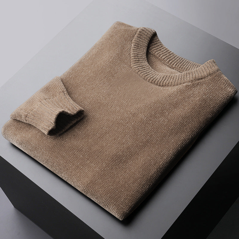 Men's Autumn And Winter Thermal Head Cover Half Turtleneck sweater