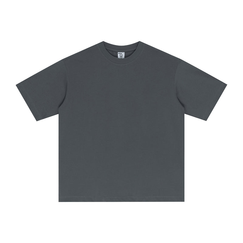 Street Long-staple Cotton Solid Color Short Sleeve t-shirt