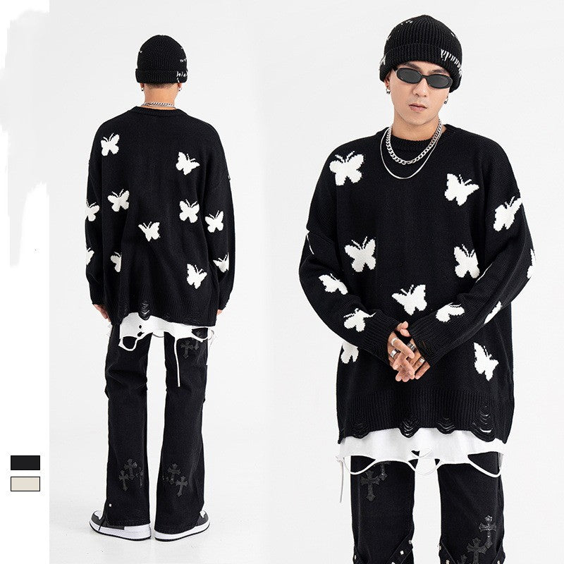 Lazy Wind Round Neck Couple's Sweater