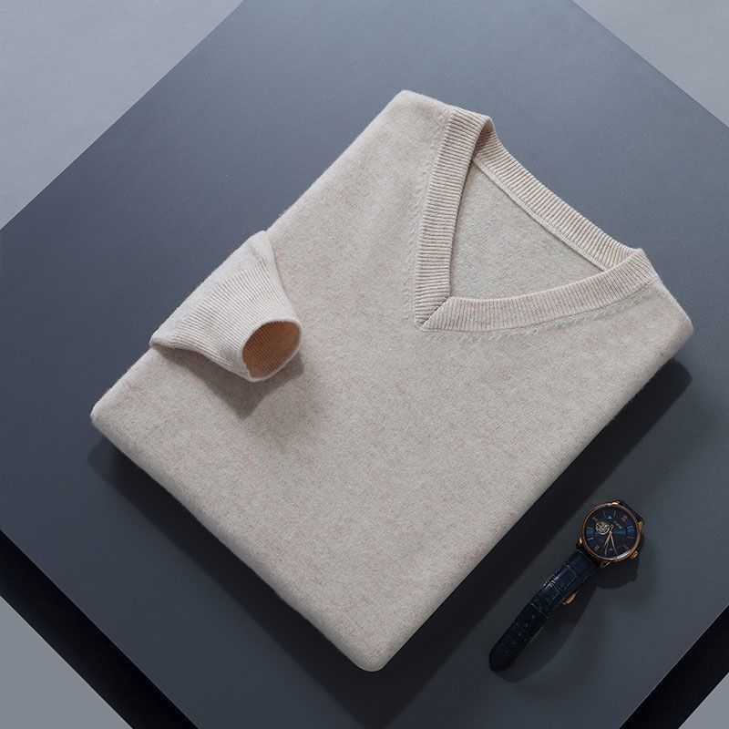 Undershirt Business Casual Light Luxury sweater Men