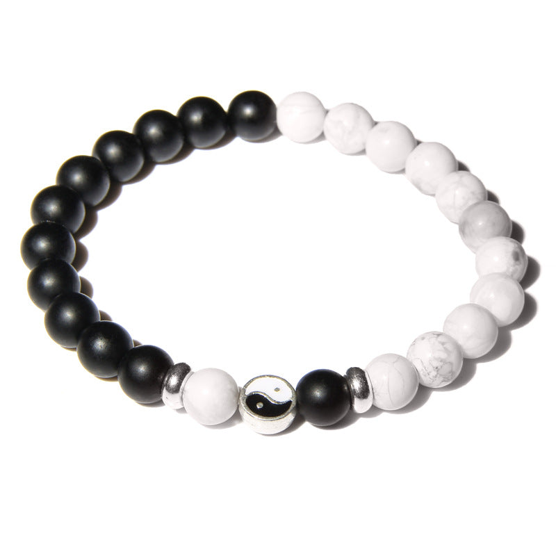 Natural Stone Turquoise Beads Bracelet Men