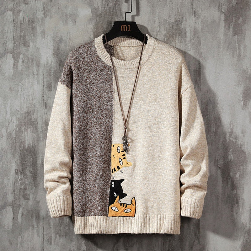 Thick Knitted Sweater for men