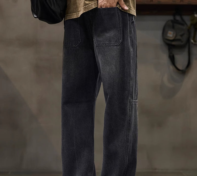 American-style Straight Loose Spring pant