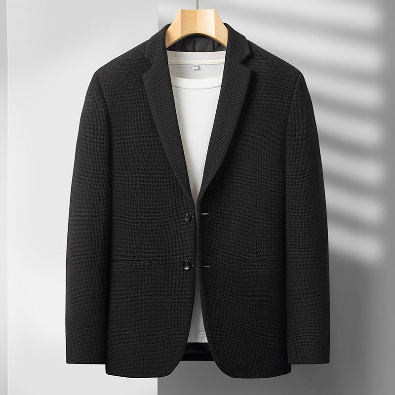 Spring And Autumn Spandex Blended Casual Suit Jacket