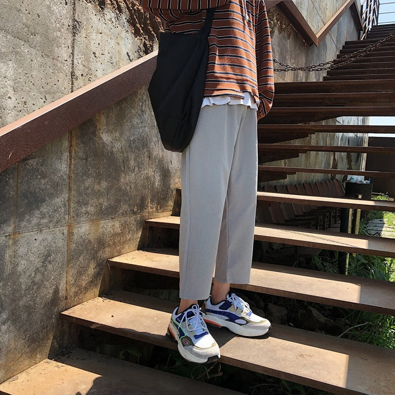Men's Autumn Korean-style Western Style Leisure Trousers