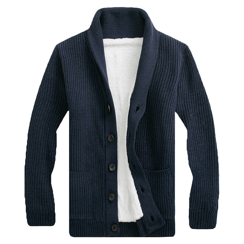 Knitwear Men's Cardigan Lapel sweater