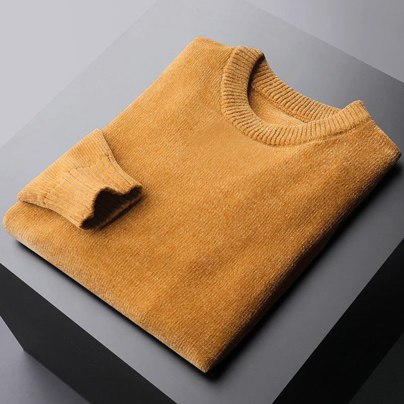 Men's Autumn And Winter Thermal Head Cover Half Turtleneck sweater