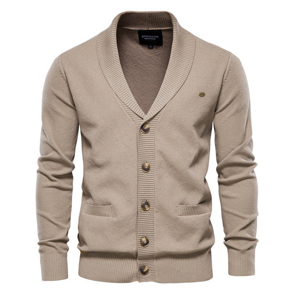 New Men's Cardigan Sweater