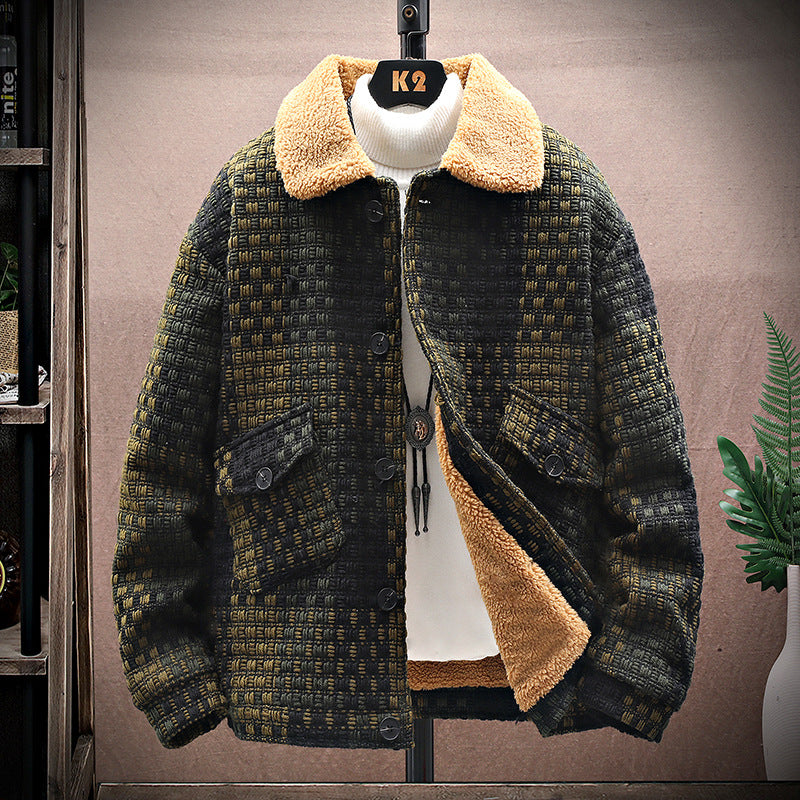 Lambswool Thickened Men's jacket