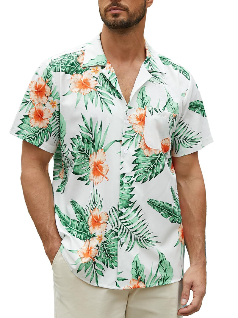 Men's Personalized Hawaiian 3D Printed Shirt