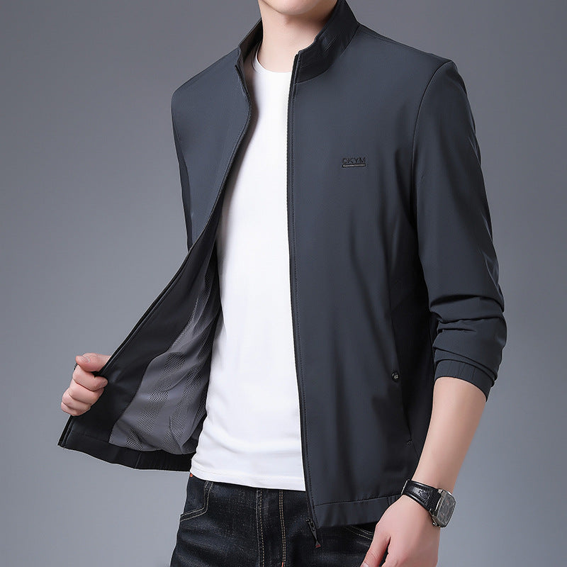 Men's Jacket Casual Top Stand Collar