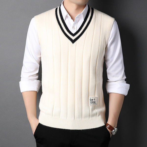 Men's Sleeveless Thermal Sweater
