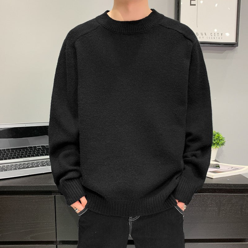 Casual Loose Long Sleeved Sweater For Men