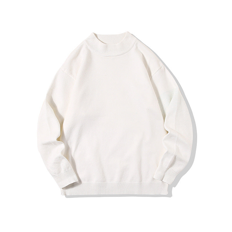 Spring And Autumn Loose And Idle Solid Color Sweater