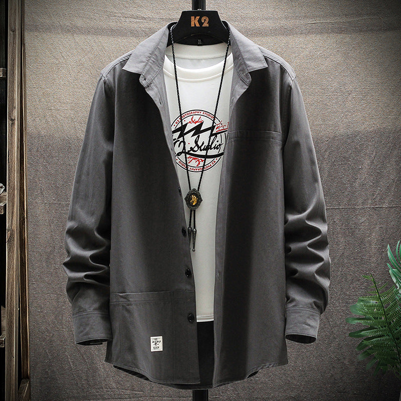 Japanese Casual Handsome shirt Jacket