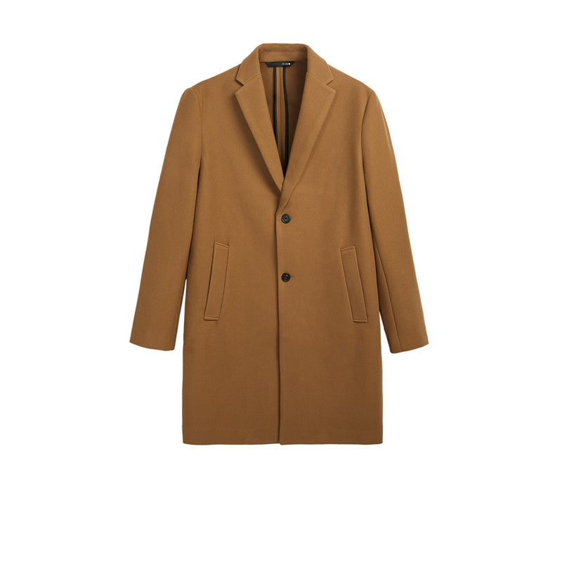 Men's Comfortable-fit Woolen Coat