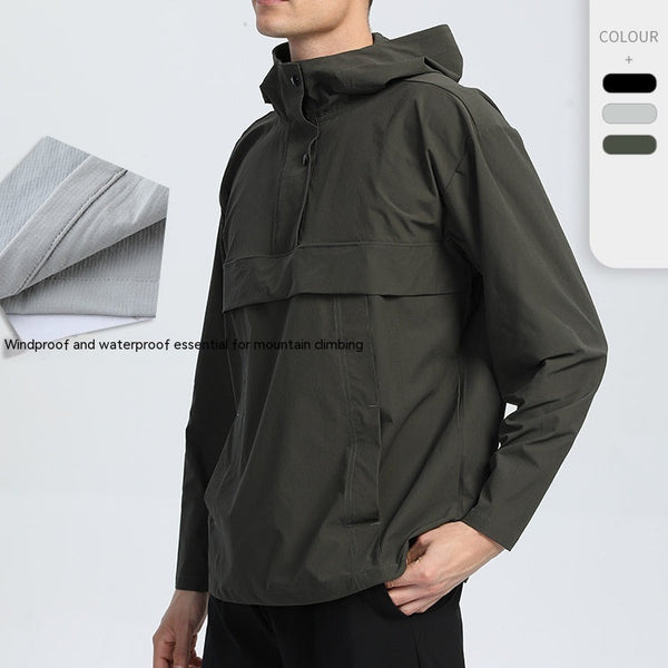 Mountaineering Quick-drying Waterproof Windbreaker jacket men
