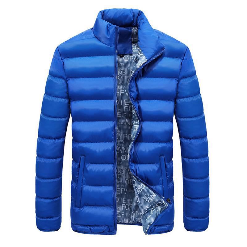 Men's Stand-collar Padded Jacket