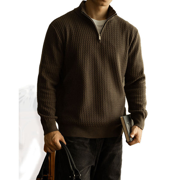 Turtleneck Zipper Sweater