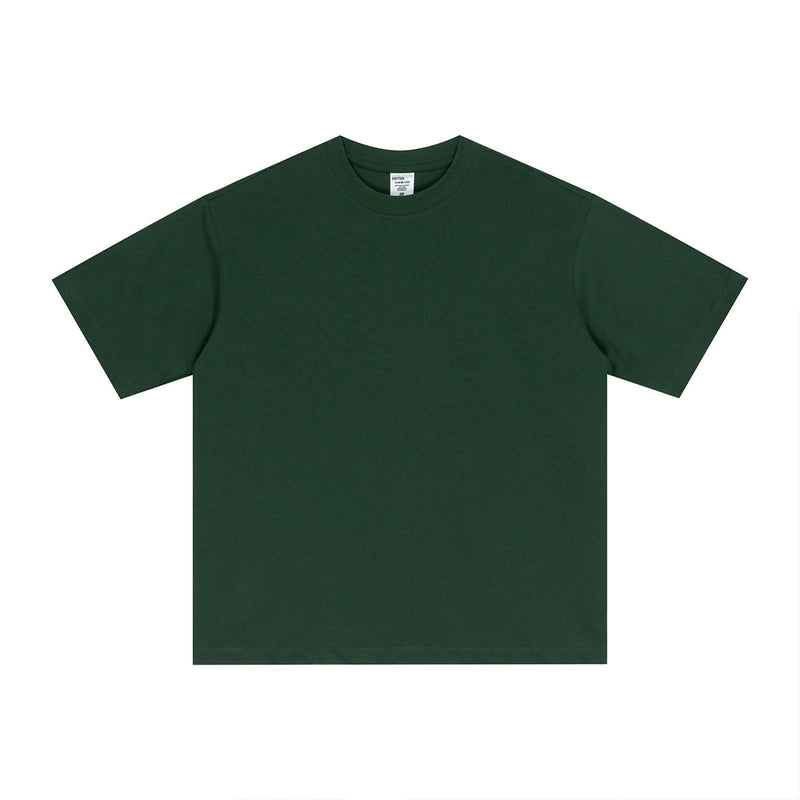 Street Long-staple Cotton Solid Color Short Sleeve t-shirt