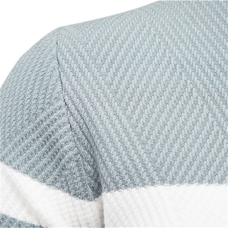 Men's Pullover Multi-color Round Neck Sweater