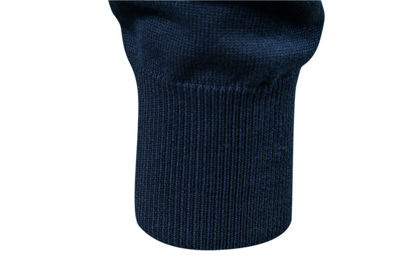 New Men's Solid Color Raglan Sleeve Casual Sweater