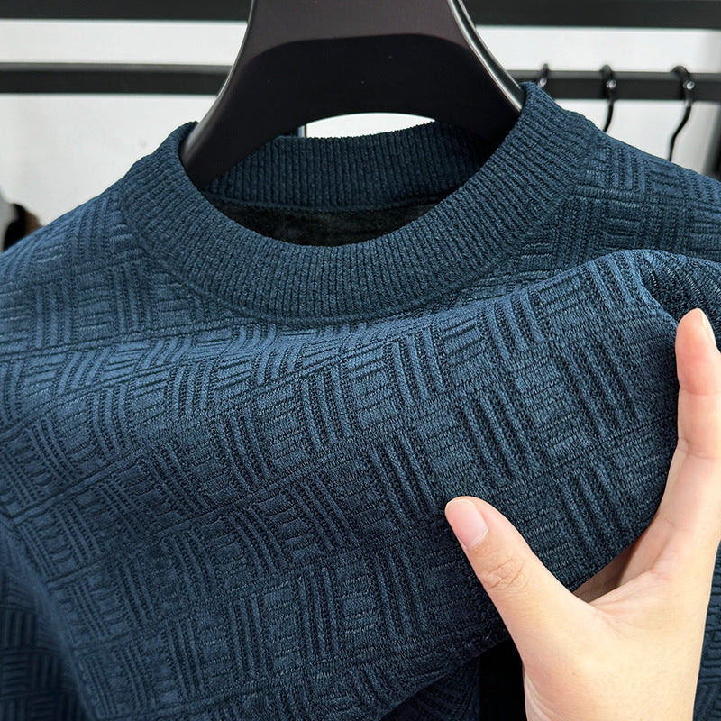 Warm Leisure Round Neck Men's sweaters