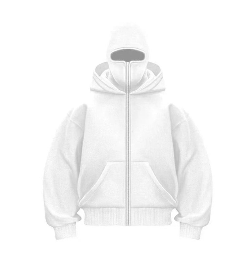 Autumn Spring Hooded Loose Cardigan Baseball Uniform Men
