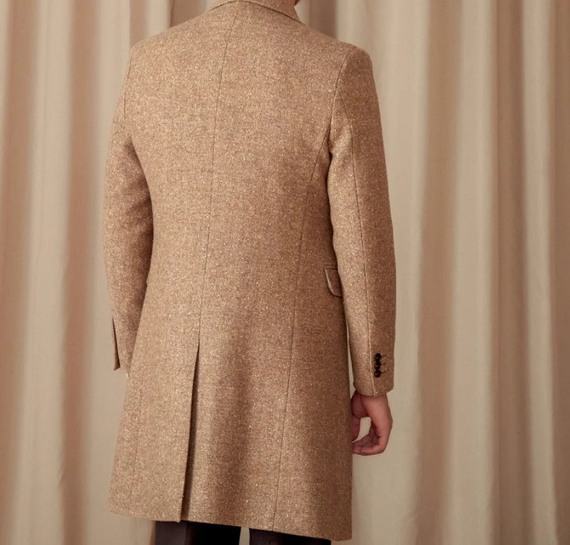 Color Dots Mid-length trench Coat