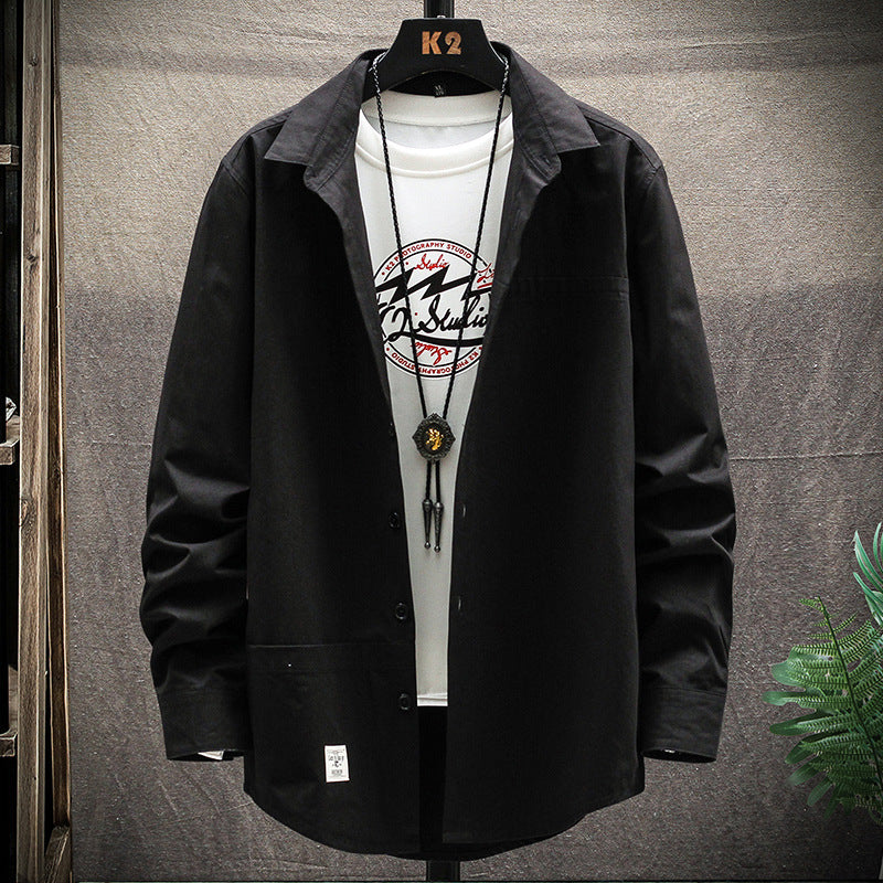 Japanese Casual Handsome shirt Jacket
