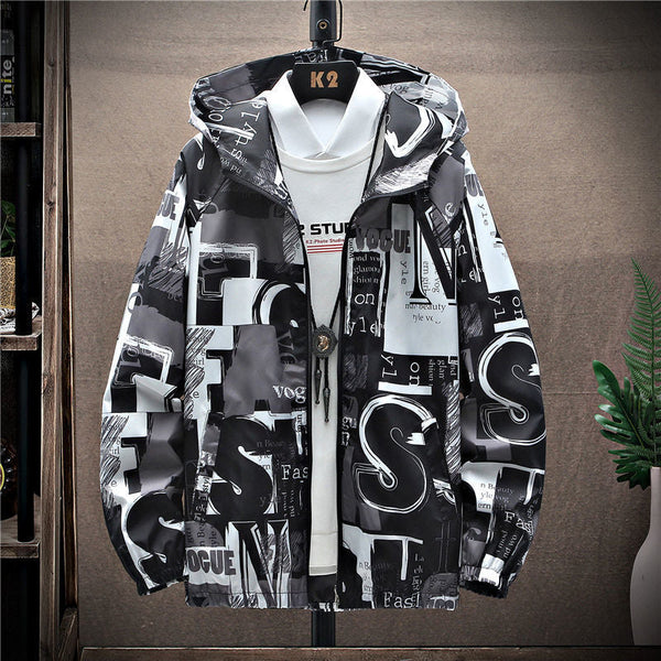 Men's Thin Hooded Jacket For Teenagers