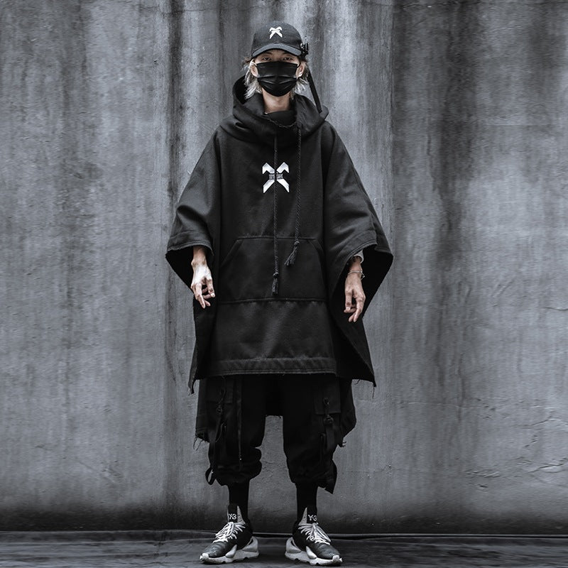 Dark Sweater Cape Cloak Men And Women