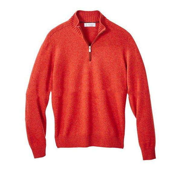 Lapel Zipper Pullover Winter sweater