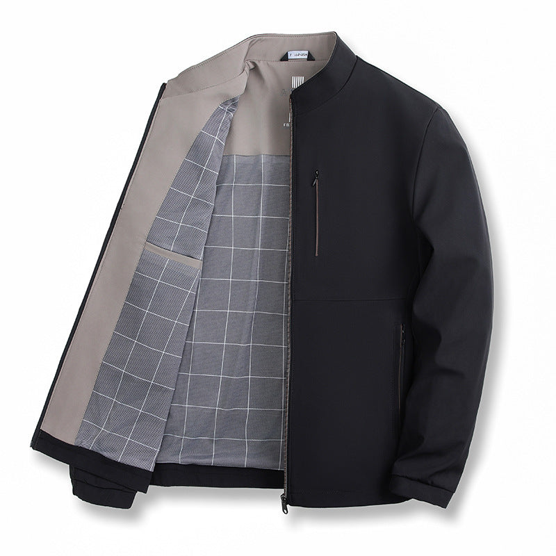 Men's Solid Color Jacket