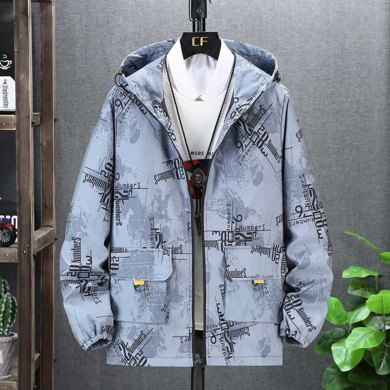 Large Size Men's Jacket Korean Style